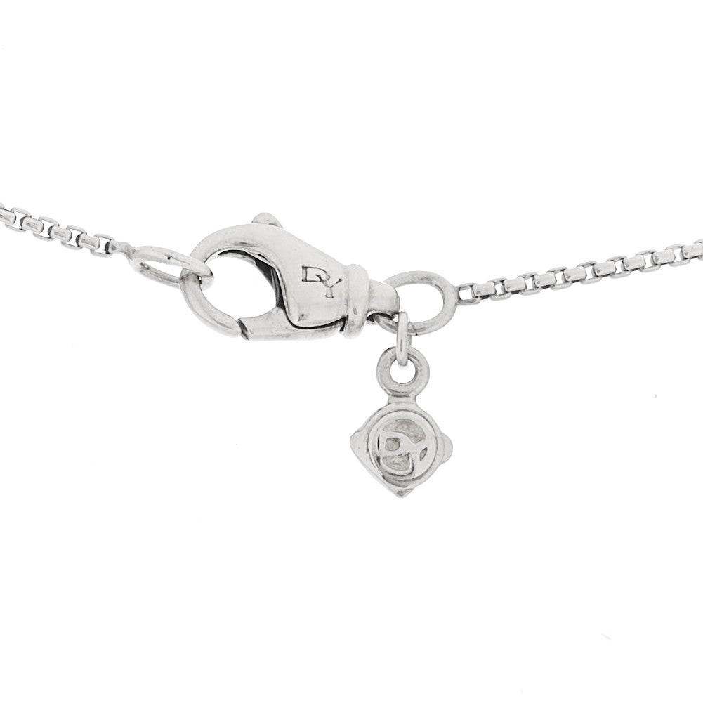 Sterling Silver Pearl 8mm Petite Chatelaine Pendant Necklace