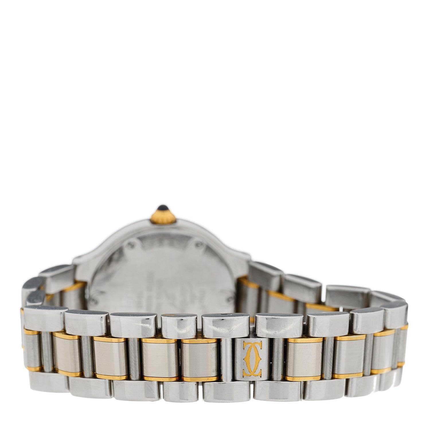 Cartier Stainless Steel 18K Yellow Gold 28mm Must De 21 Quartz Watch 5 of 6