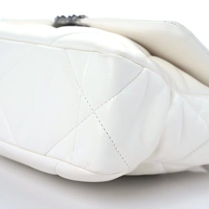 Chanel Lambskin Quilted Medium Chanel 19 Flap White 6 of 11
