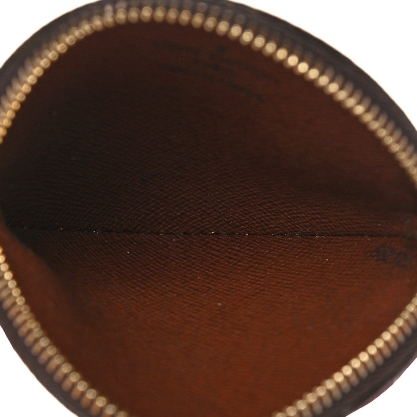 Monogram Round Coin Purse