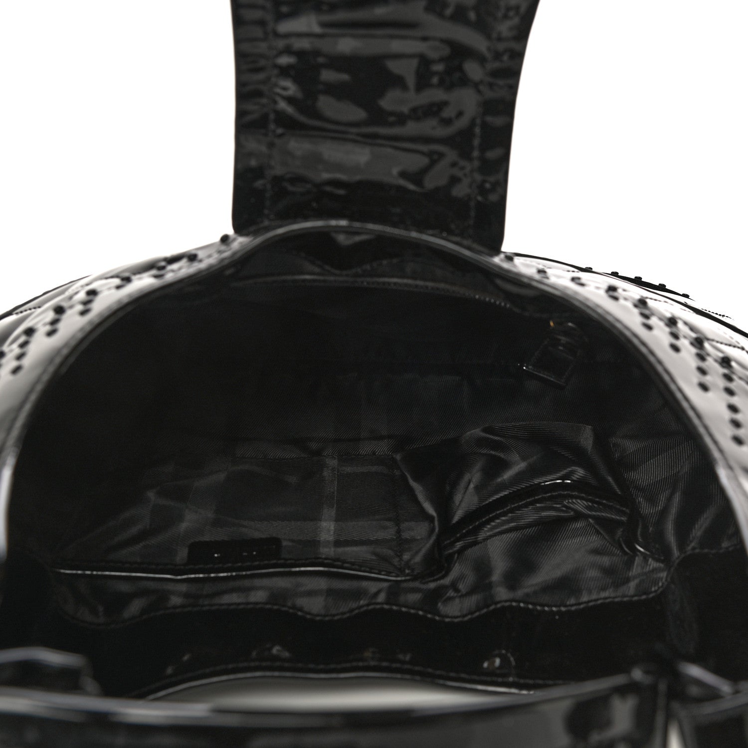 Burberry Patent Quilted Brook Hobo Black 7 of 10