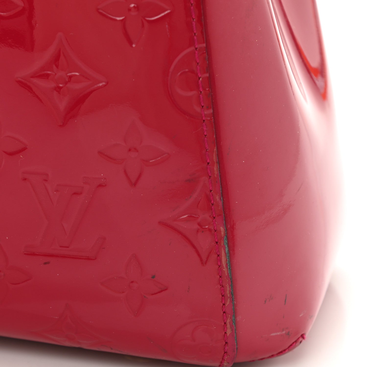 Louis Vuitton Vernis Montaigne BB Magenta 14 of 15