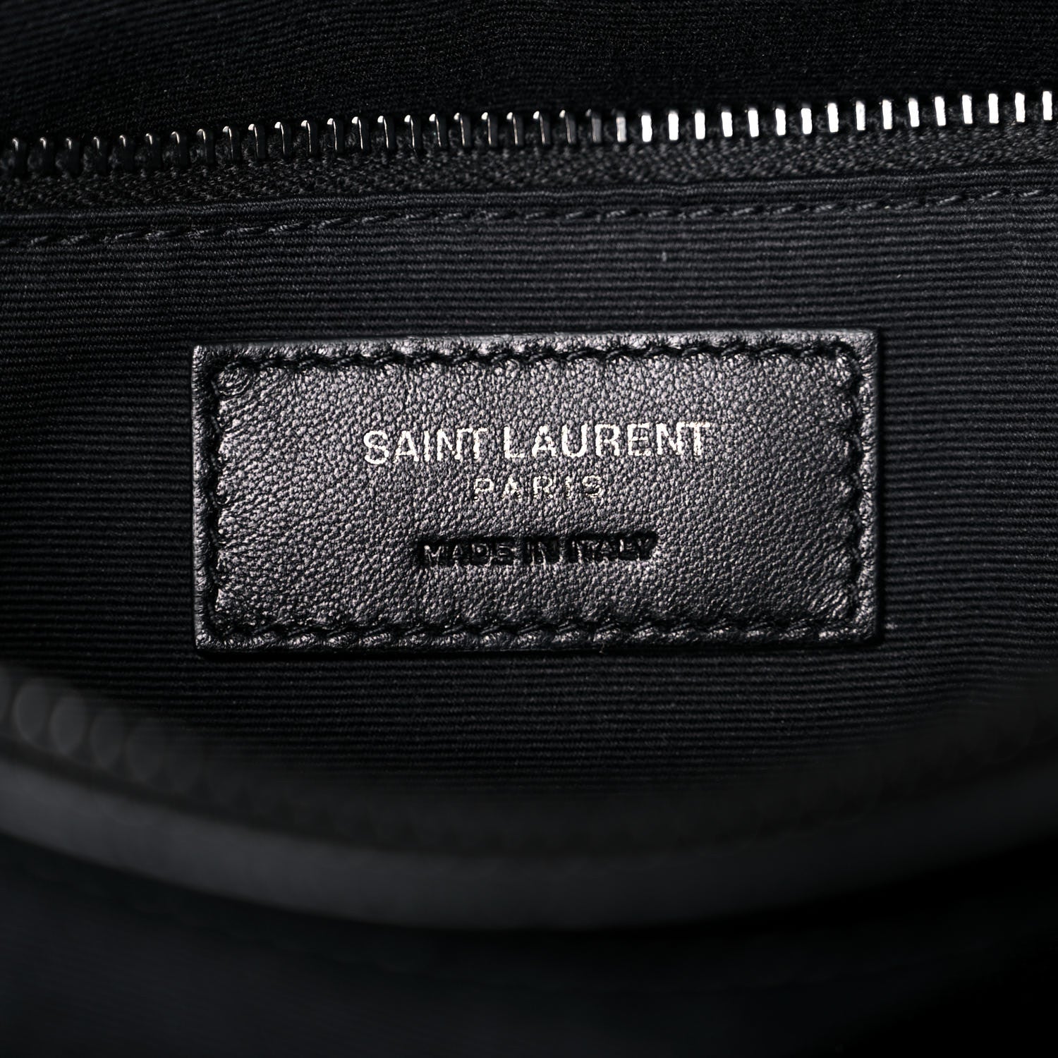 Saint Laurent Calfskin Y Quilted Monogram Medium Loulou Chain Satchel Black 7 of 12