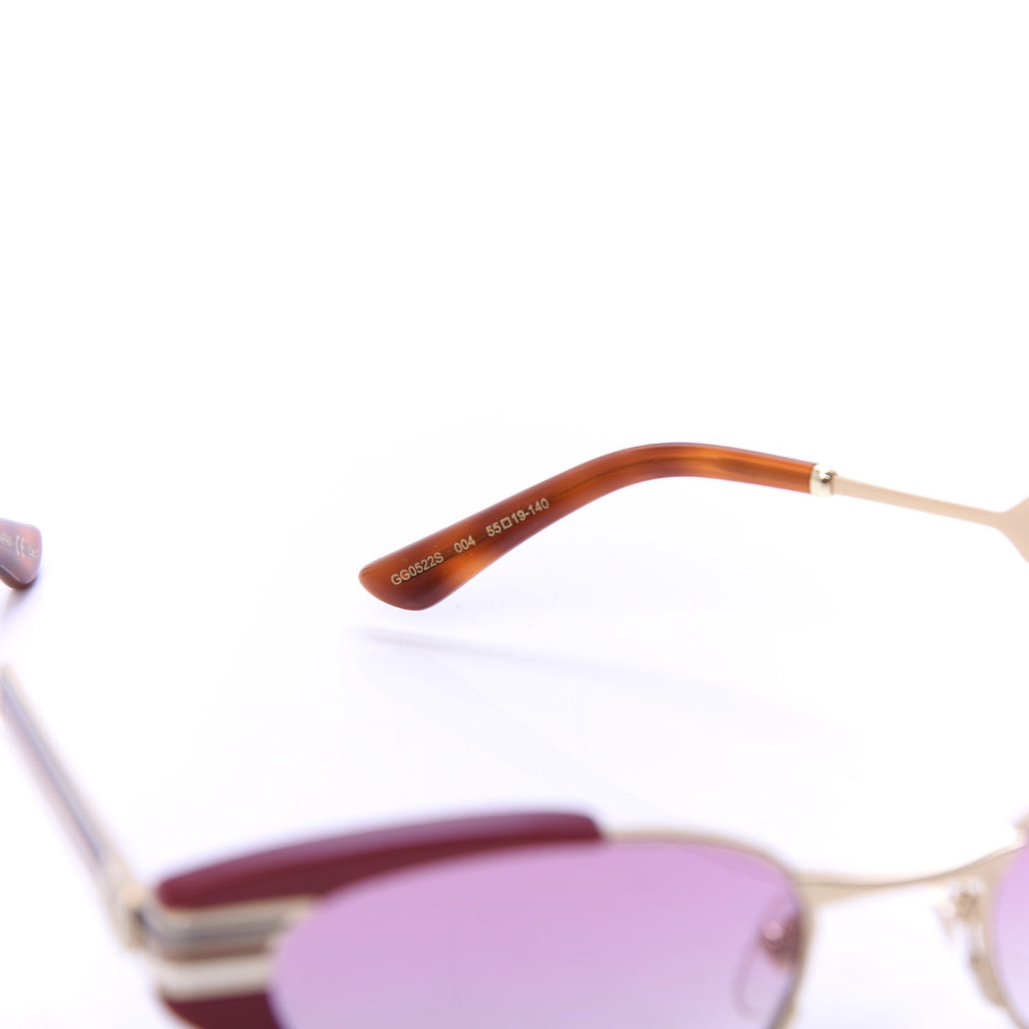 Cat Eye Web Sunglasses GG0522S Red