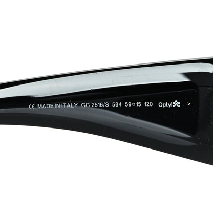 Gucci Acetate 2516/S Sunglasses Black 6 of 6
