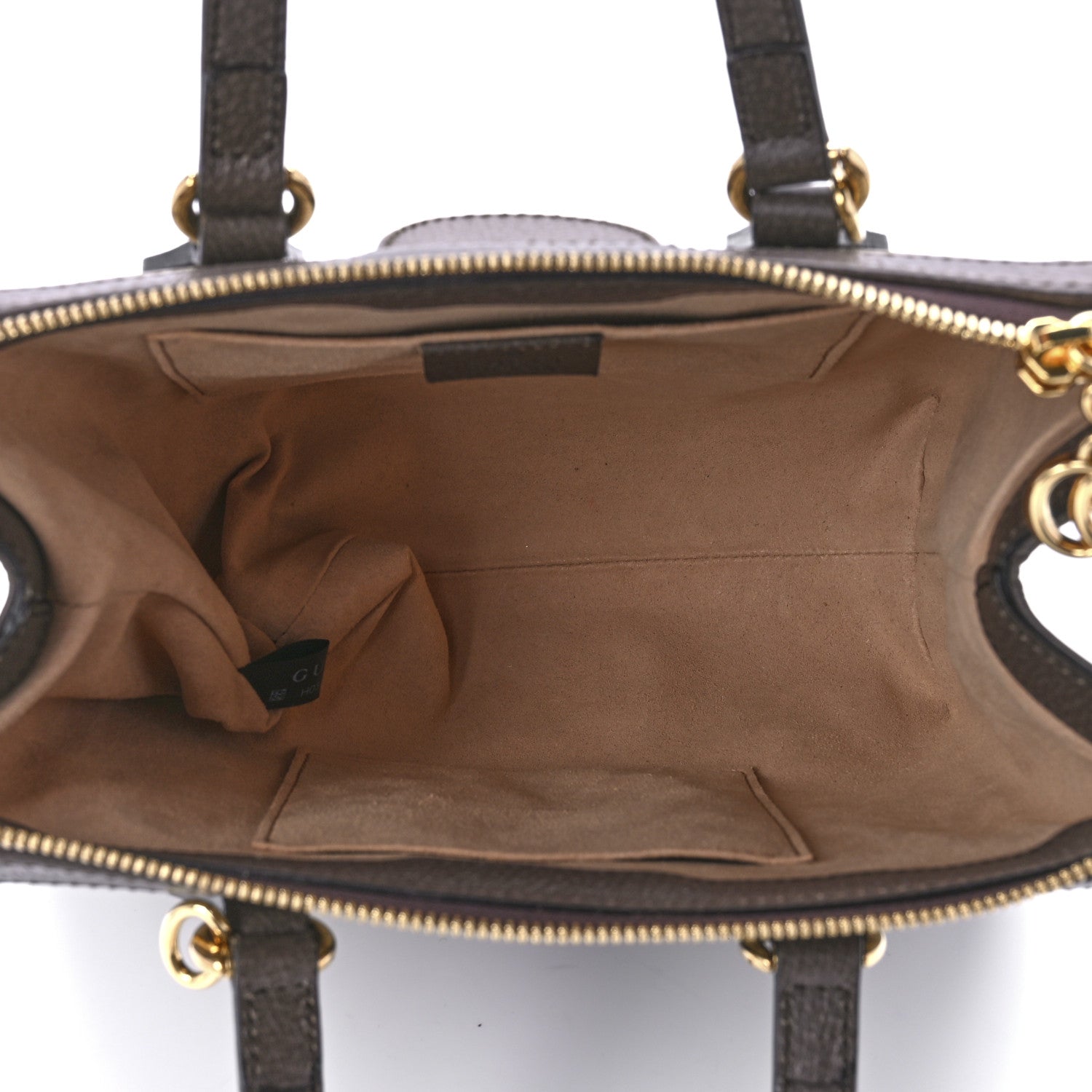 Gucci GG Supreme Monogram Small Ophidia Tote Bag Brown 5 of 10
