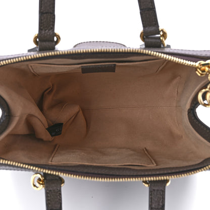 Gucci GG Supreme Monogram Small Ophidia Tote Bag Brown 5 of 10