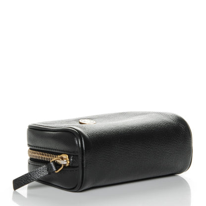 Chanel Grained Calfskin CC Button Cosmetic Case Black 4 of 7