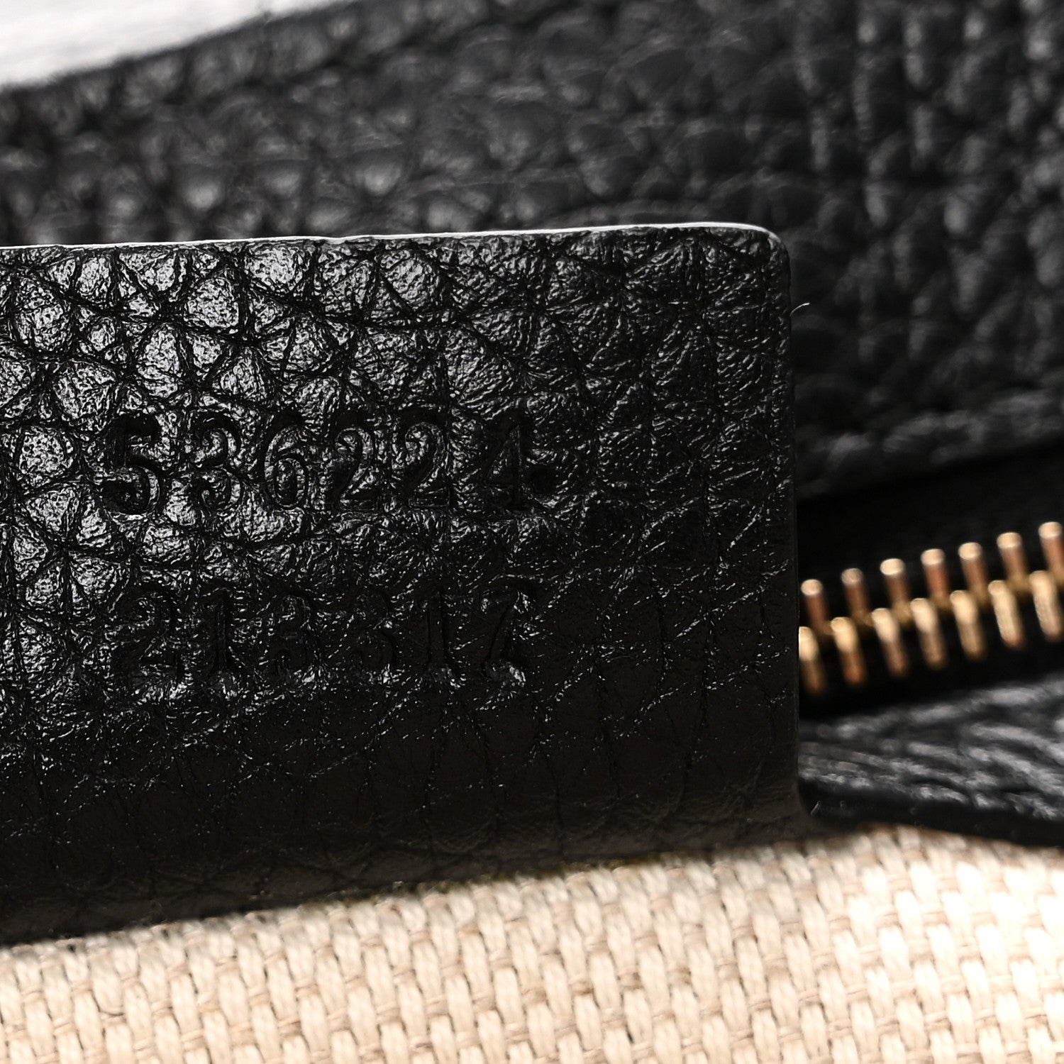 Gucci Pebbled Calfskin Medium Soho Flap Crossbody Black 7 of 10