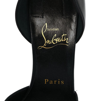 Christian Louboutin Kid Gourmi Pump 100 38.5 Black Gold 7 of 8