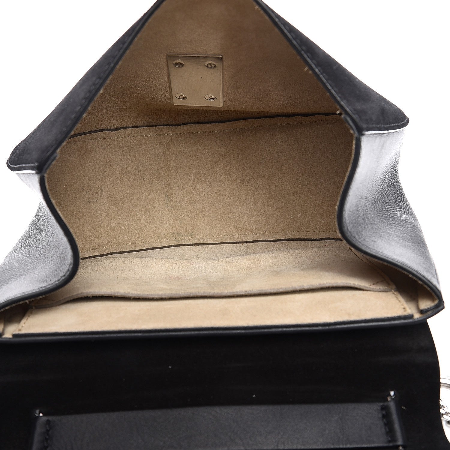 Chloe Suede Smooth Calfskin Drew Shoulder Bag Black 5 of 9
