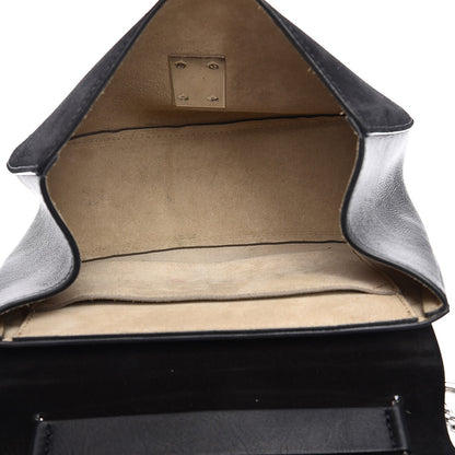 Chloe Suede Smooth Calfskin Drew Shoulder Bag Black 5 of 9
