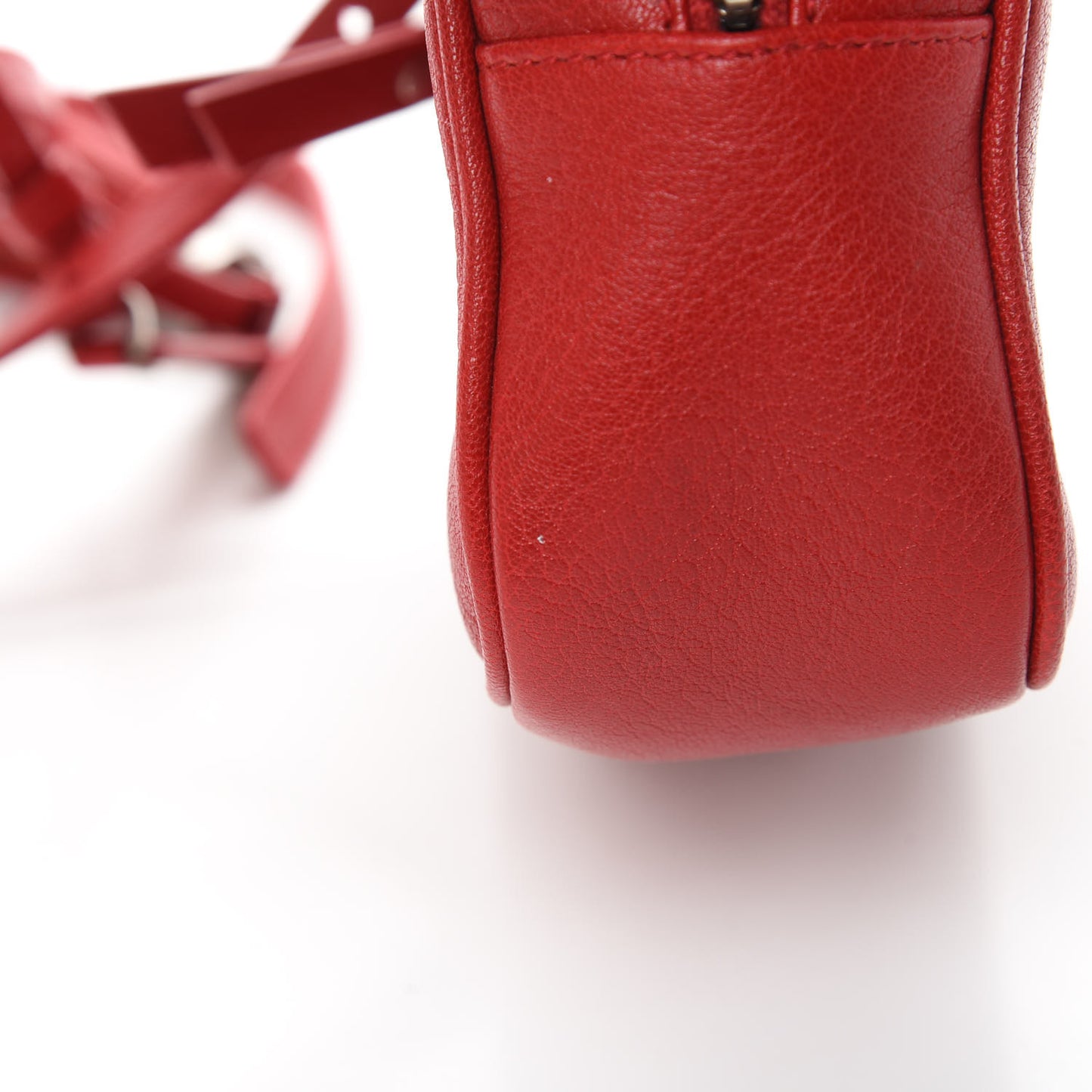 Lambskin Monogram Lou Belt Bag Red