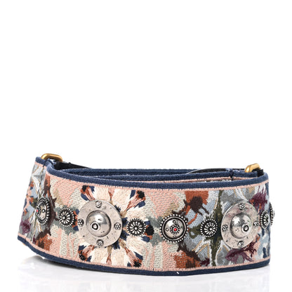 Christian Dior Canvas Embroidered Studded KaleiDiorscopic Shoulder Strap Multicolor 2 of 3