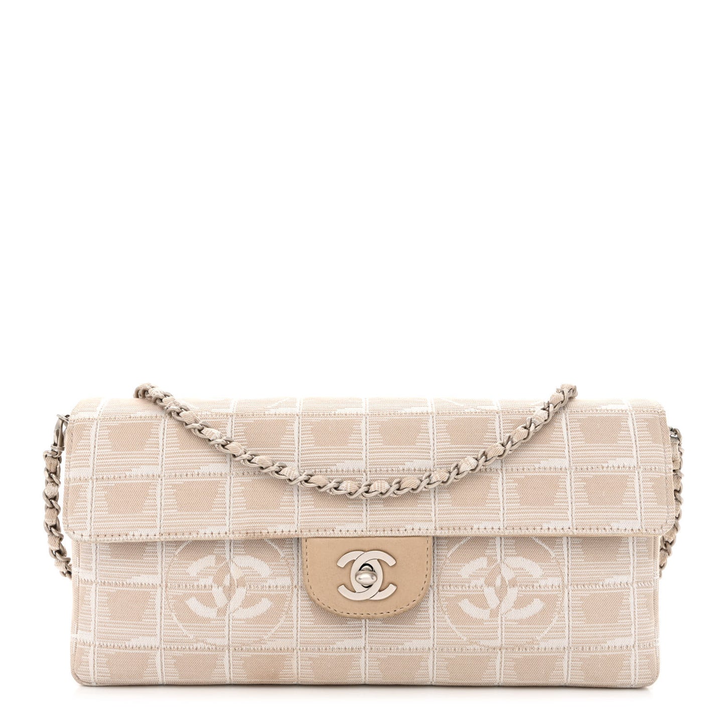 Nylon Travel East West Flap Beige