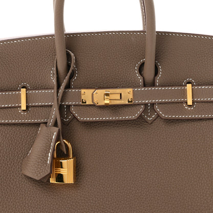 Hermes Togo Birkin 25 Etoupe 8 of 11