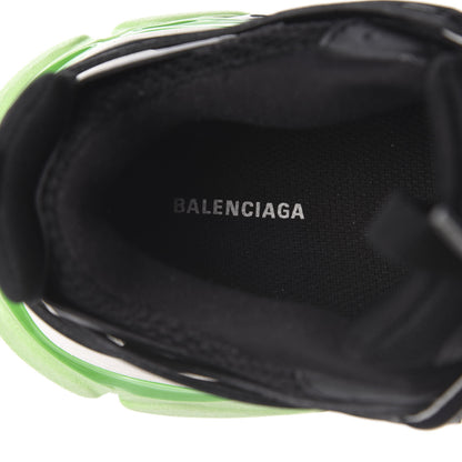 Balenciaga Mesh Nubuck Effect Fabric Glow in the Dark Womens Track Sneakers 38 Black Glow 8 of 11