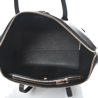 Versace Calfskin Palazzo Shoulder Bag Black 5 of 7