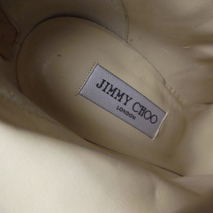 Jimmy Choo Leather Ankle Boots 38 Beige 7 of 7