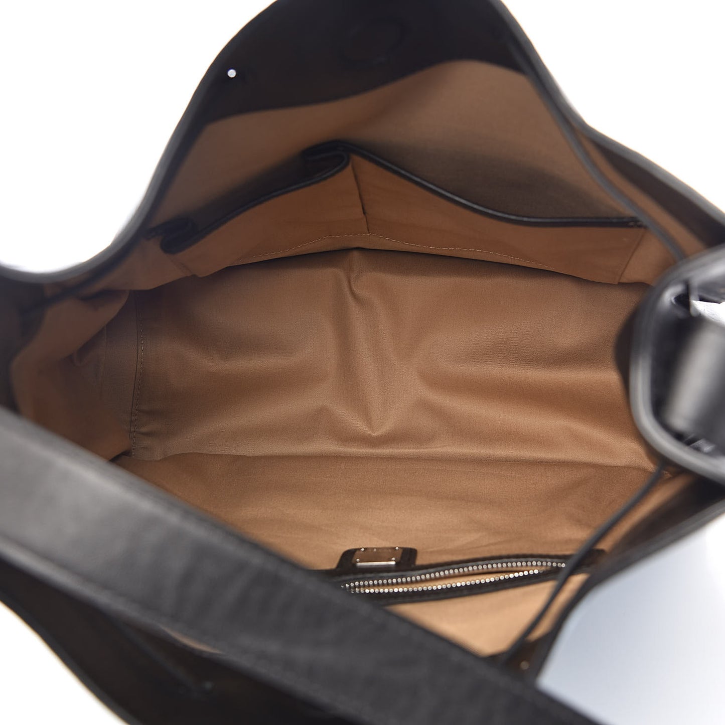 Visetos Calfskin Drawstring Shoulder Bag Munich Blue