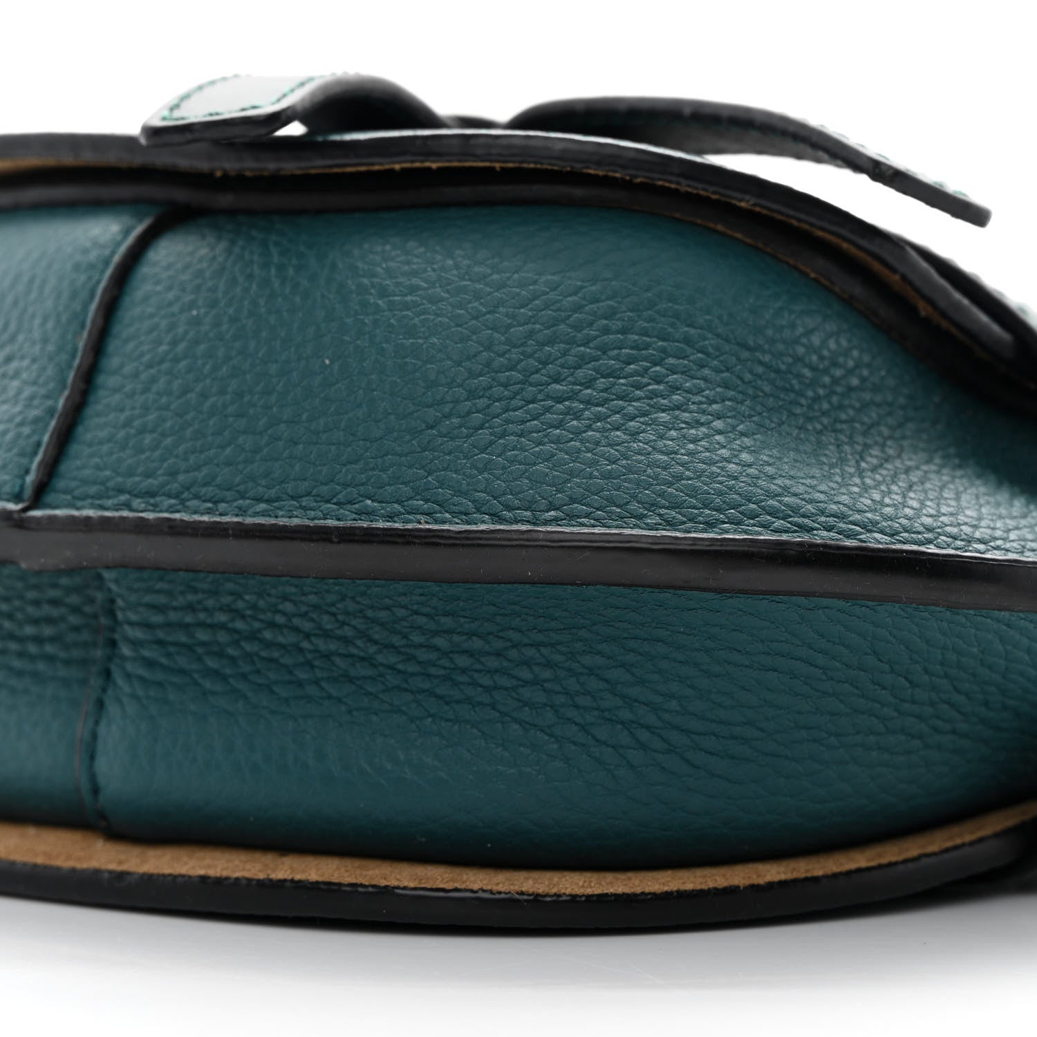 Loewe Grained Calfskin Mini Gate Crossbody Bag Petroleum Blue Cypress 10 of 10