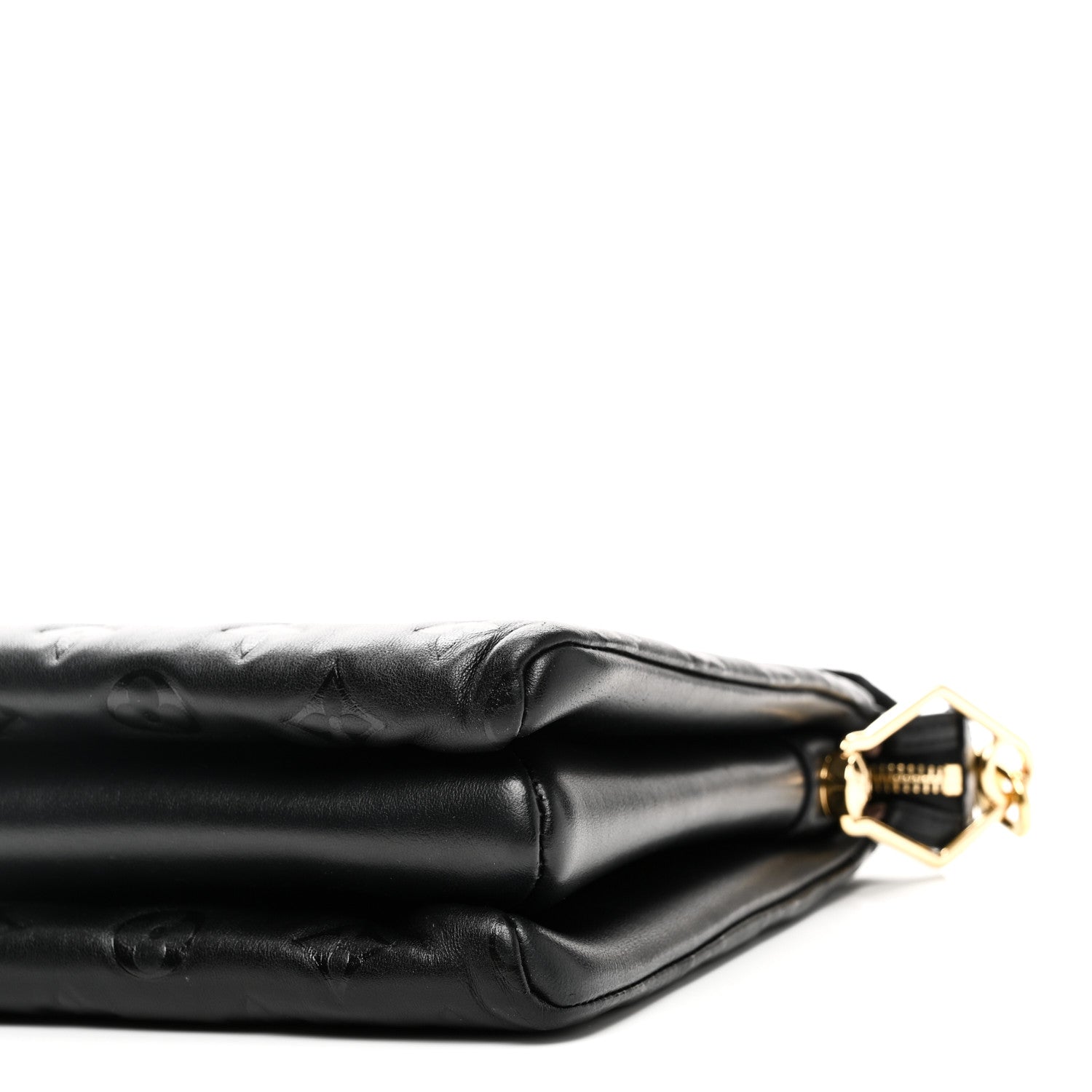 Louis Vuitton Lambskin Embossed Monogram Coussin PM Black 11 of 11