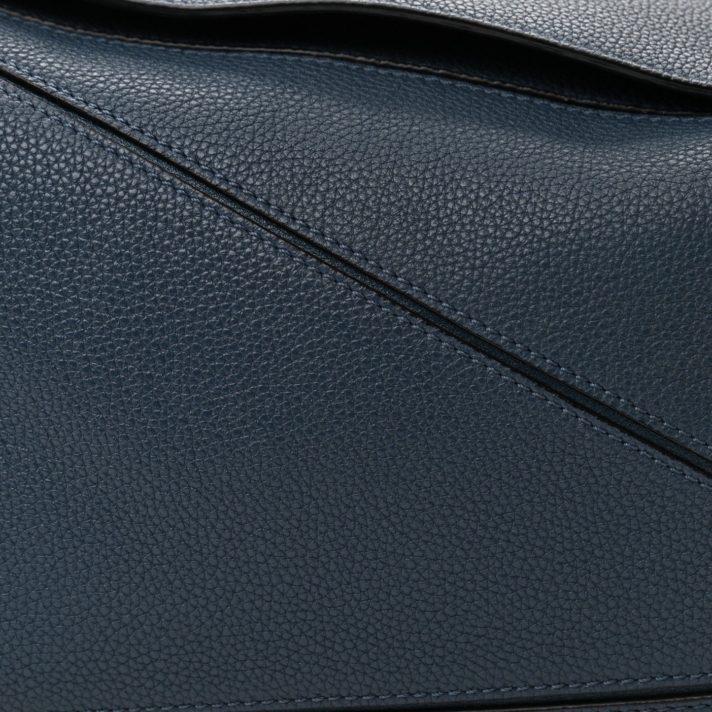 Calfskin Medium Puzzle Bag Marine