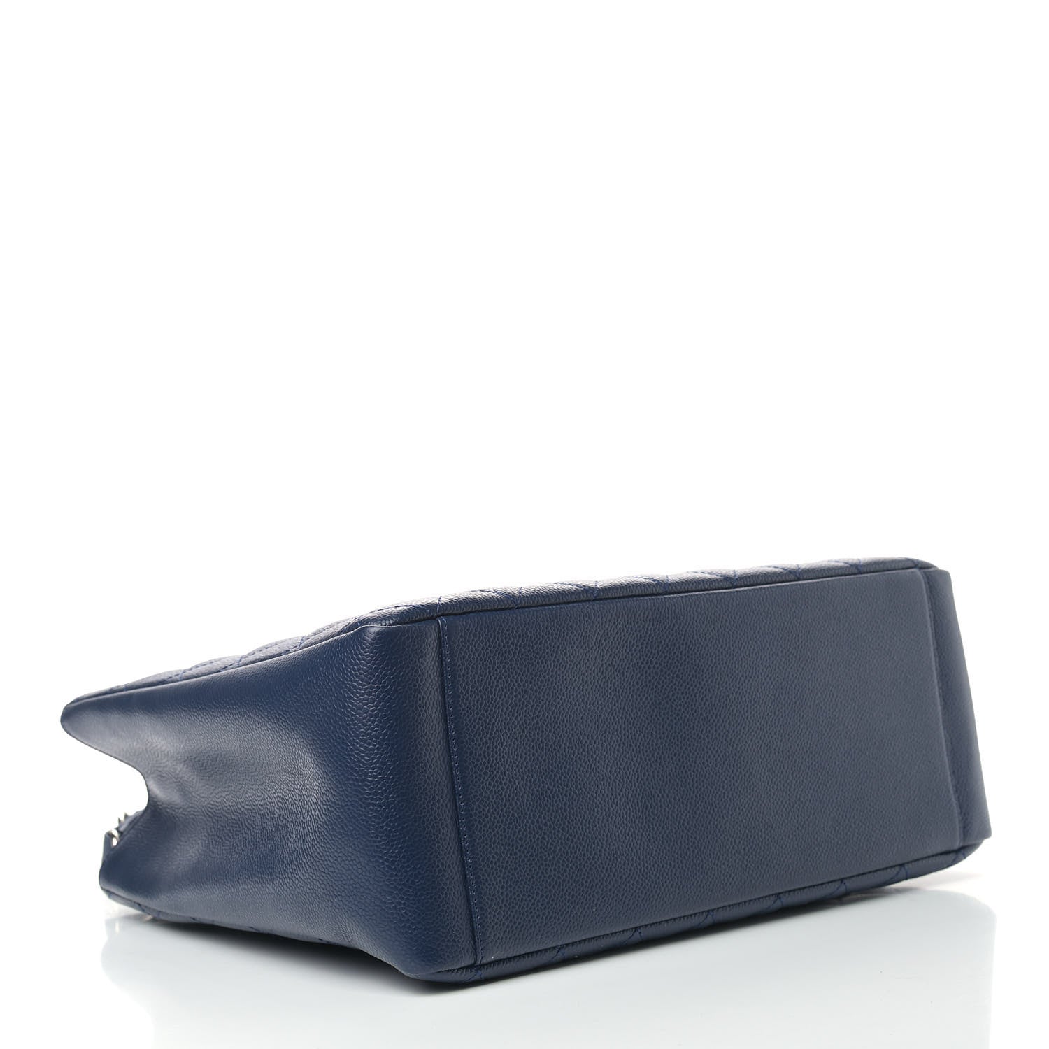 Chanel Caviar Quilted Grand Shopping Tote GST Dark Navy Blue 4 of 11