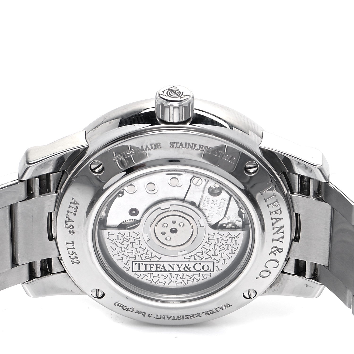 Tiffany Stainless Steel 29mm Atlas Automatic Watch 4 of 4