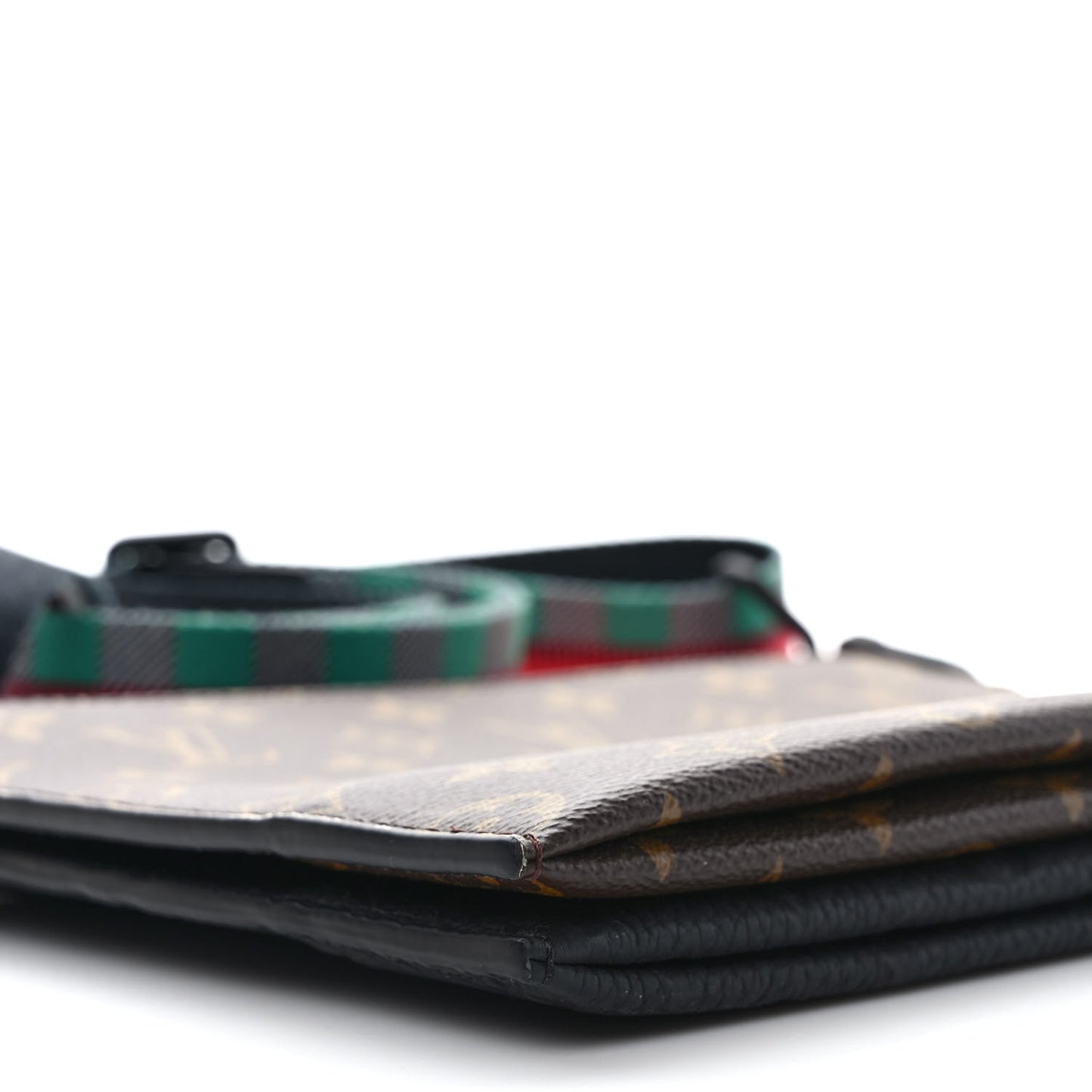 Taurillon Monogram Trio Messenger Black Multicolor