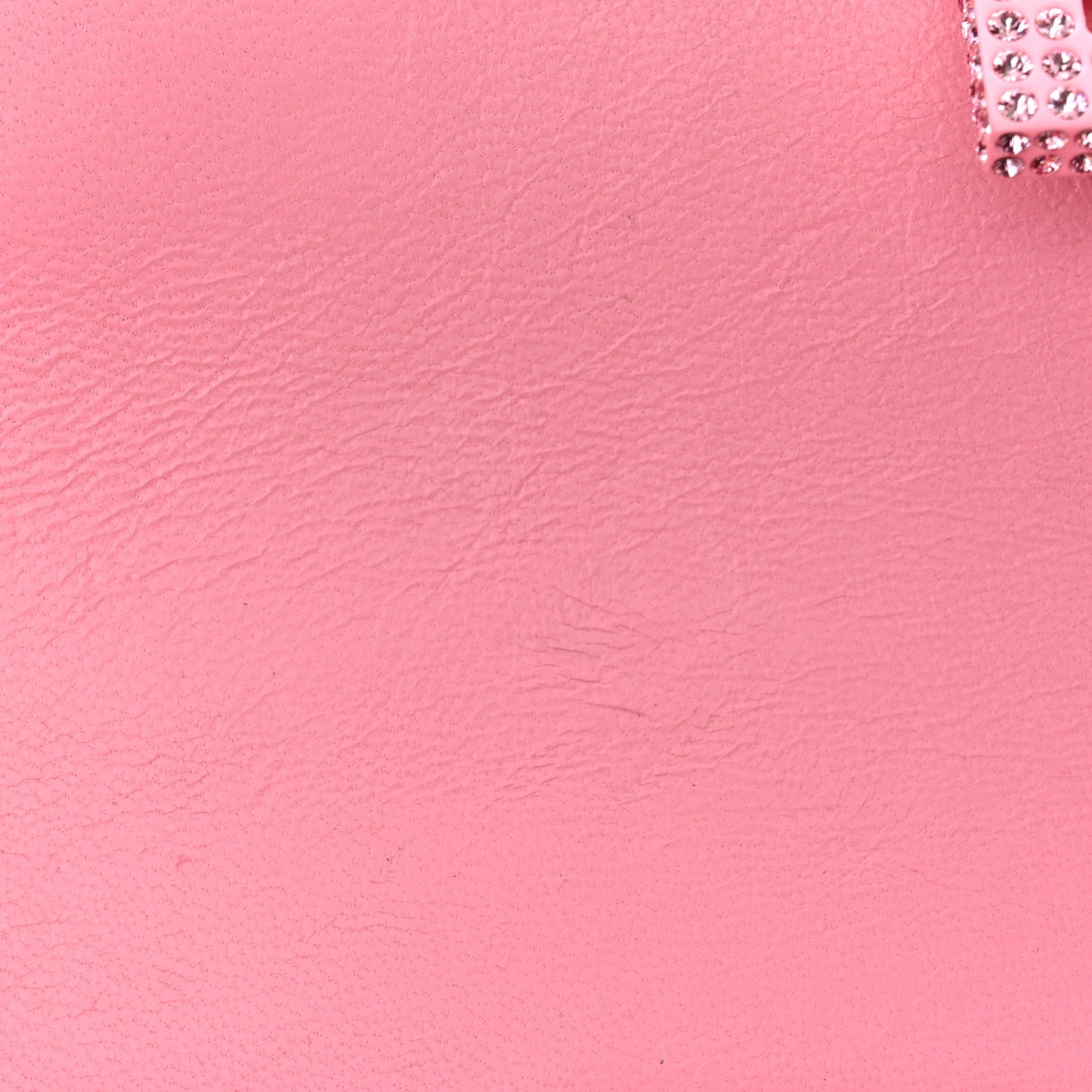 Shiny Box Calfskin Strass Tonal B Hourglass Chain Bag Sweet Pink