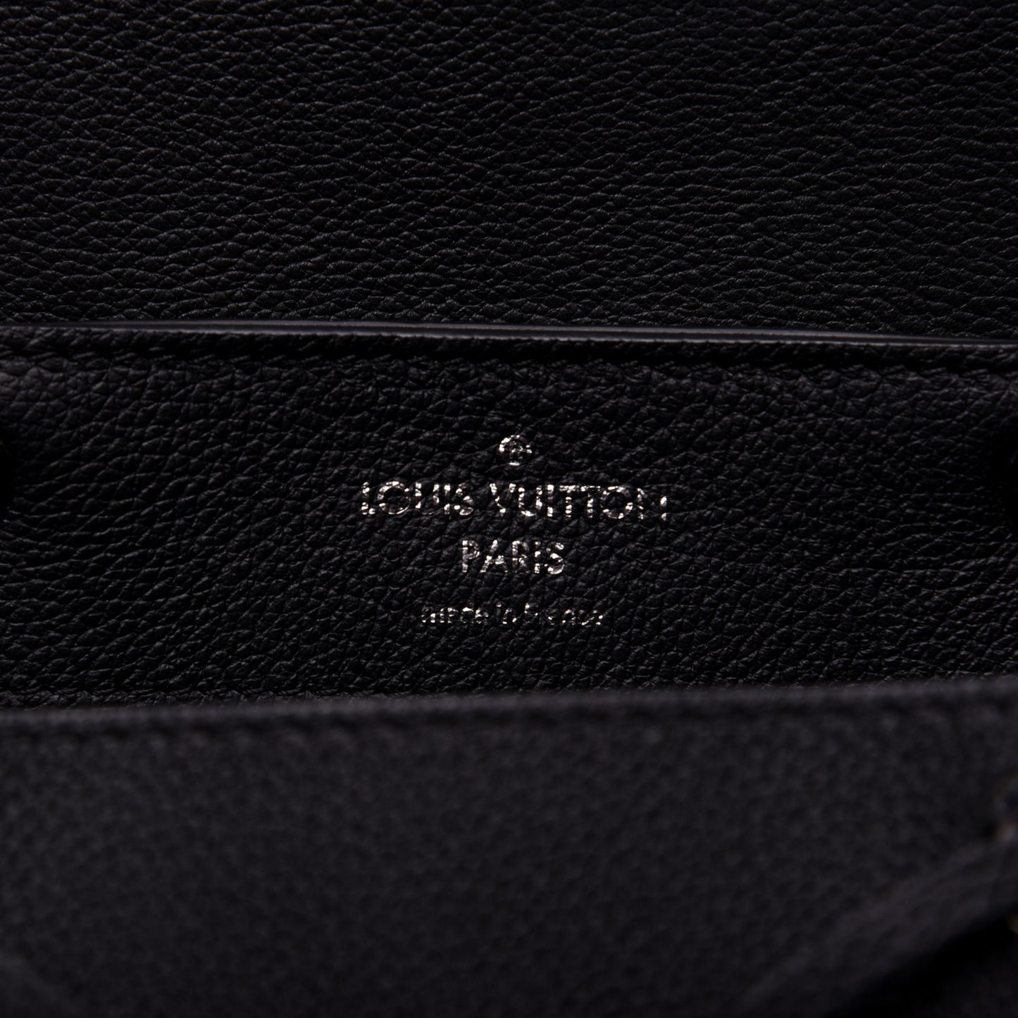Calfskin Lockme Backpack Black