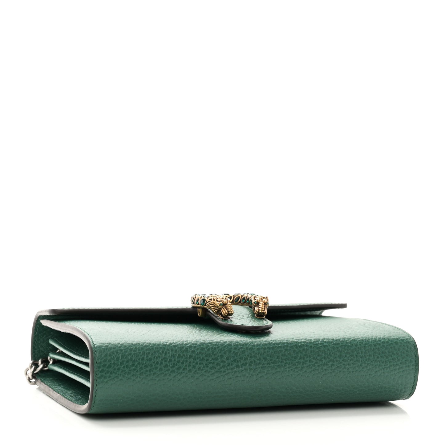 Calfskin Mini Dionysus Chain Wallet Emerald