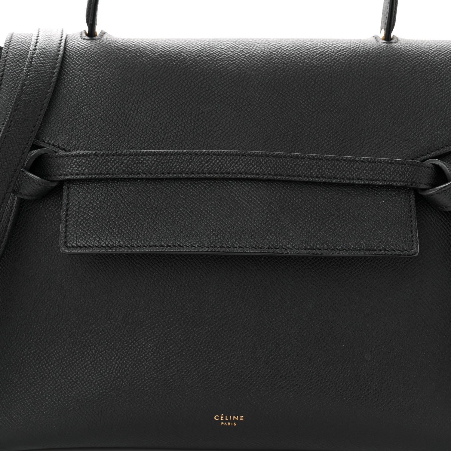Celine Grained Calfskin Mini Belt Bag Black 8 of 11