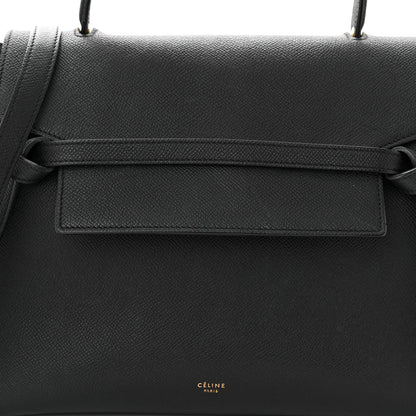 Celine Grained Calfskin Mini Belt Bag Black 8 of 11
