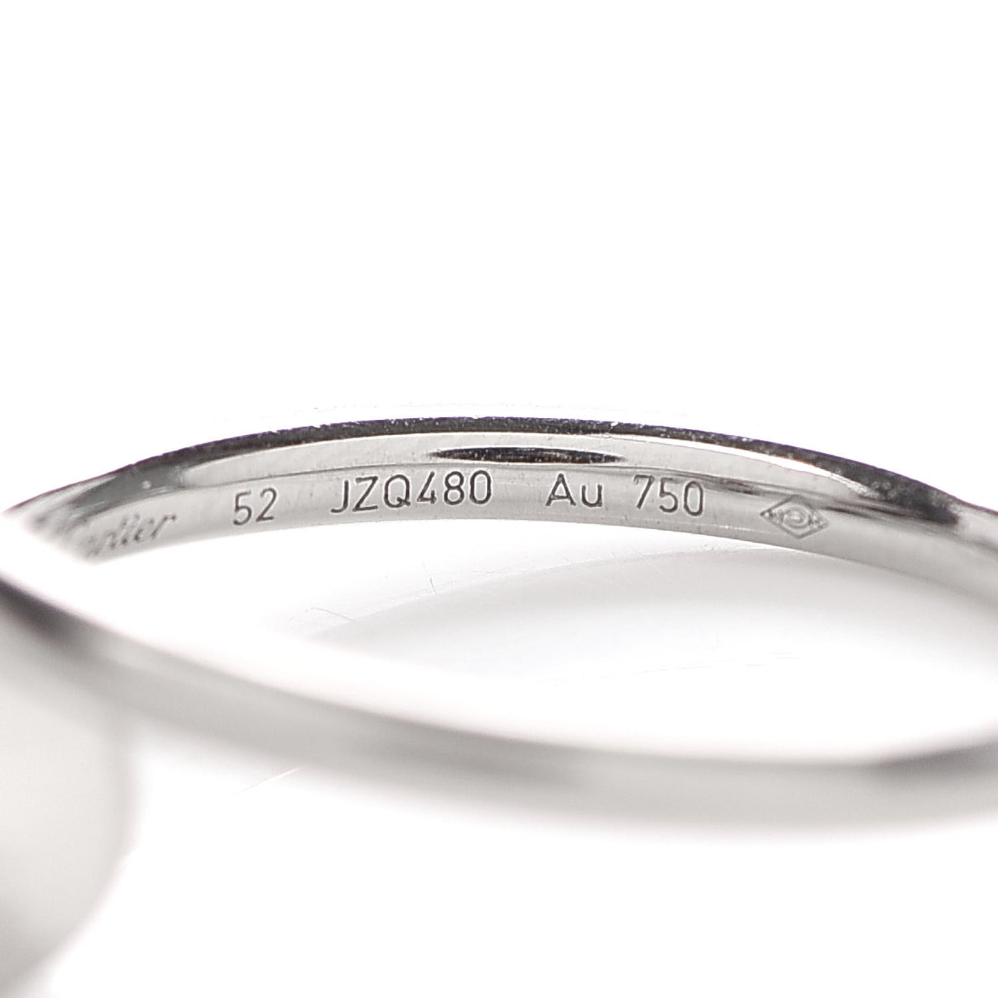 18K White Gold Small Juste Un Clou Ring 52 6