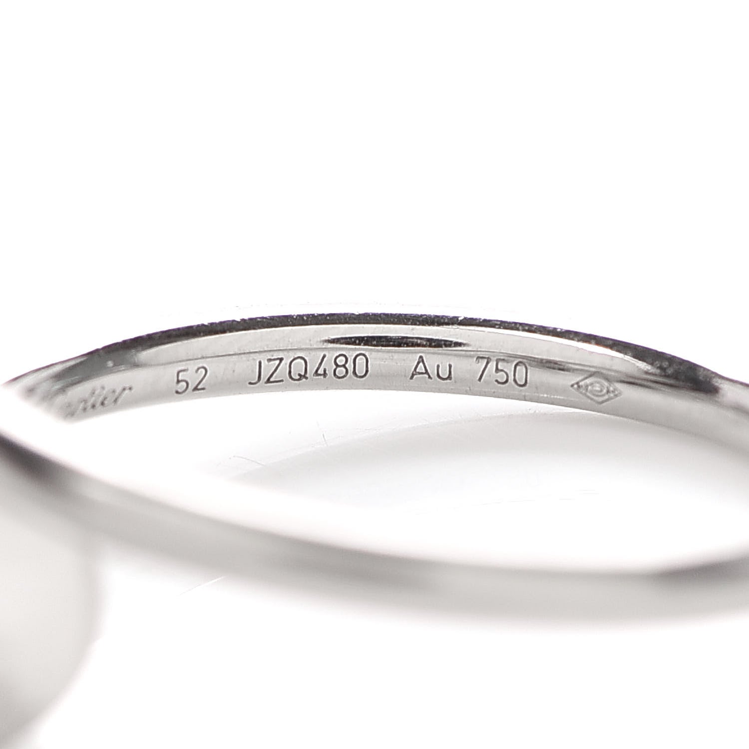 Cartier 18K White Gold Small Juste Un Clou Ring 52 6 5 of 6