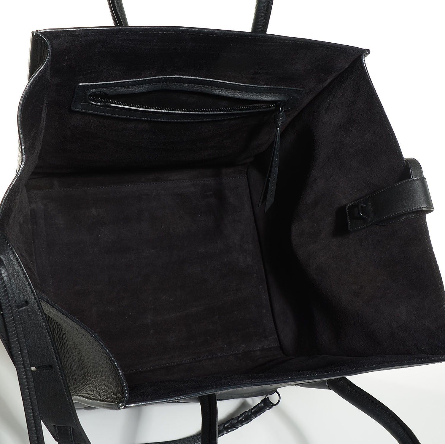 Celine Supple Calfskin Medium Phantom Luggage Black 5 of 8