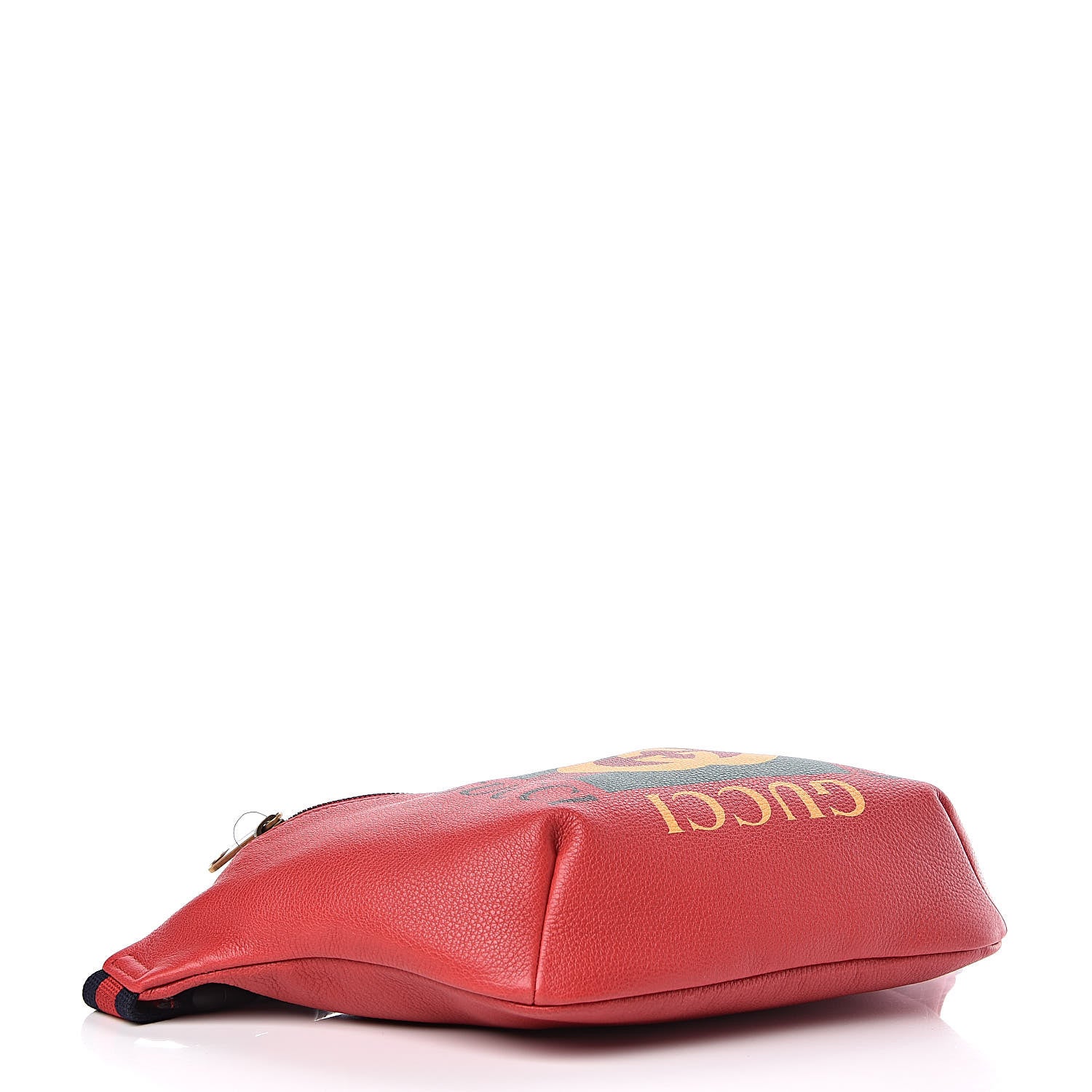 Gucci Grained Calfskin Logo Belt Bag Hibiscus Red 4 of 9
