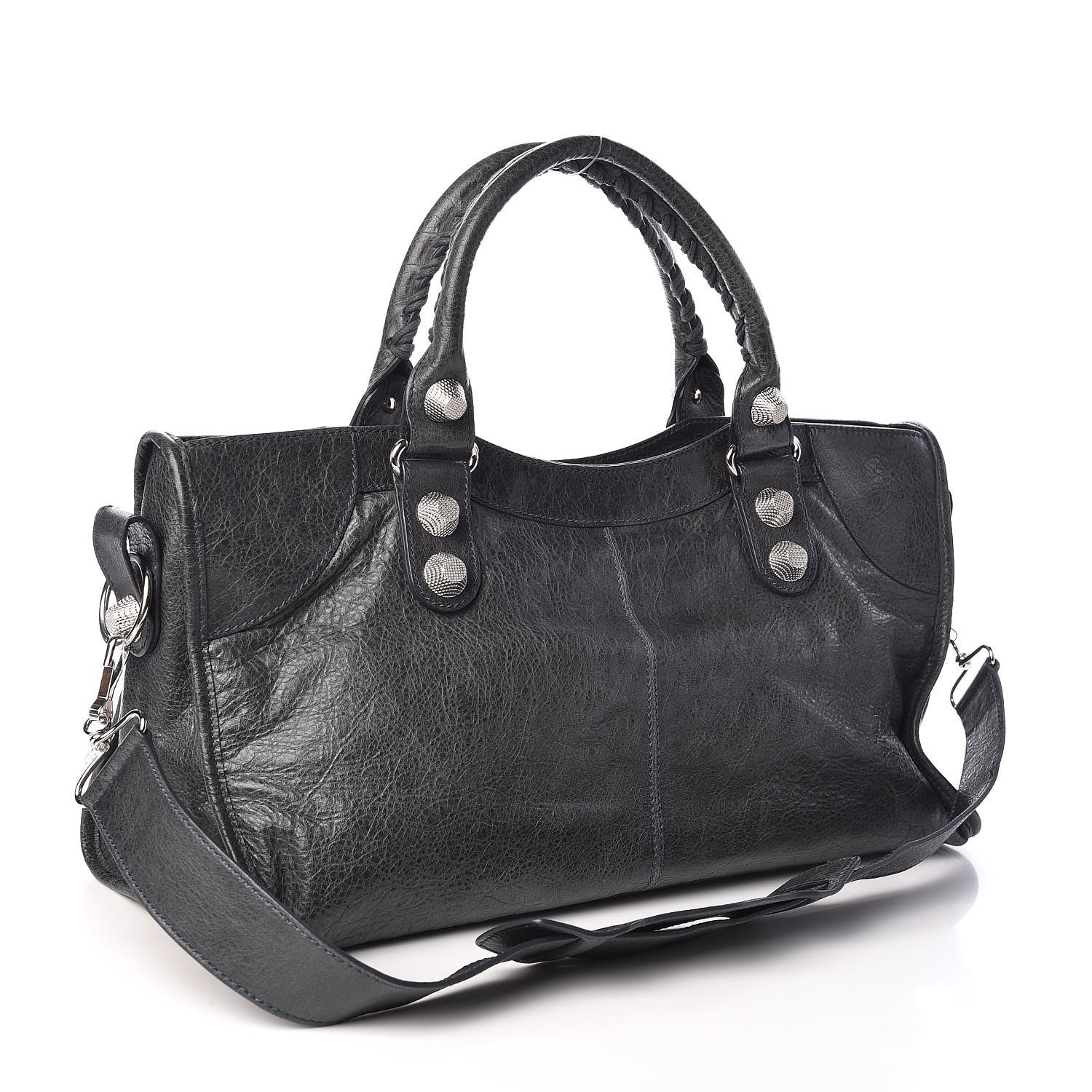 Balenciaga Agneau Giant 21 Silver Hardware Part Time Anthracite 3 of 9