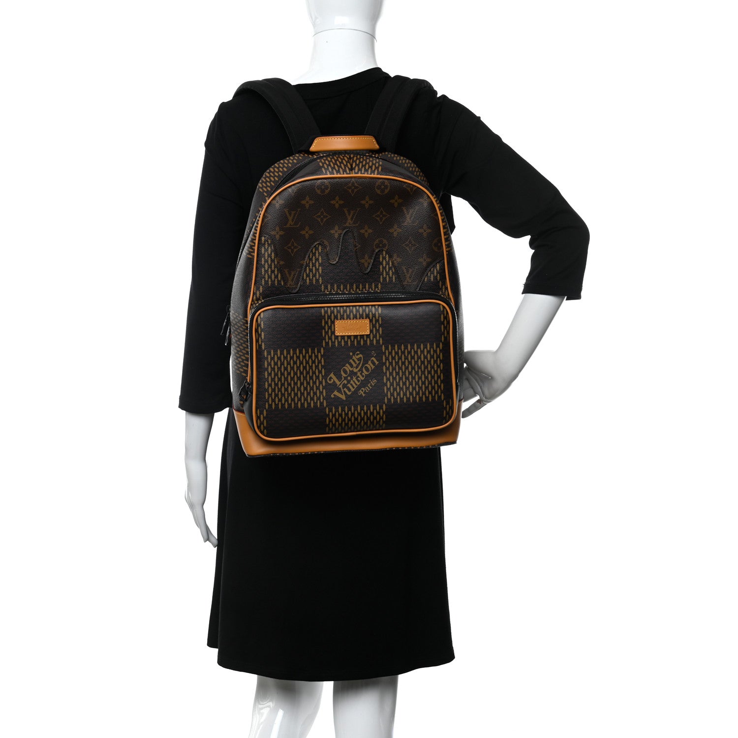 Louis Vuitton X NIGO Giant Damier Ebene Monogram Campus Backpack 2 of 10