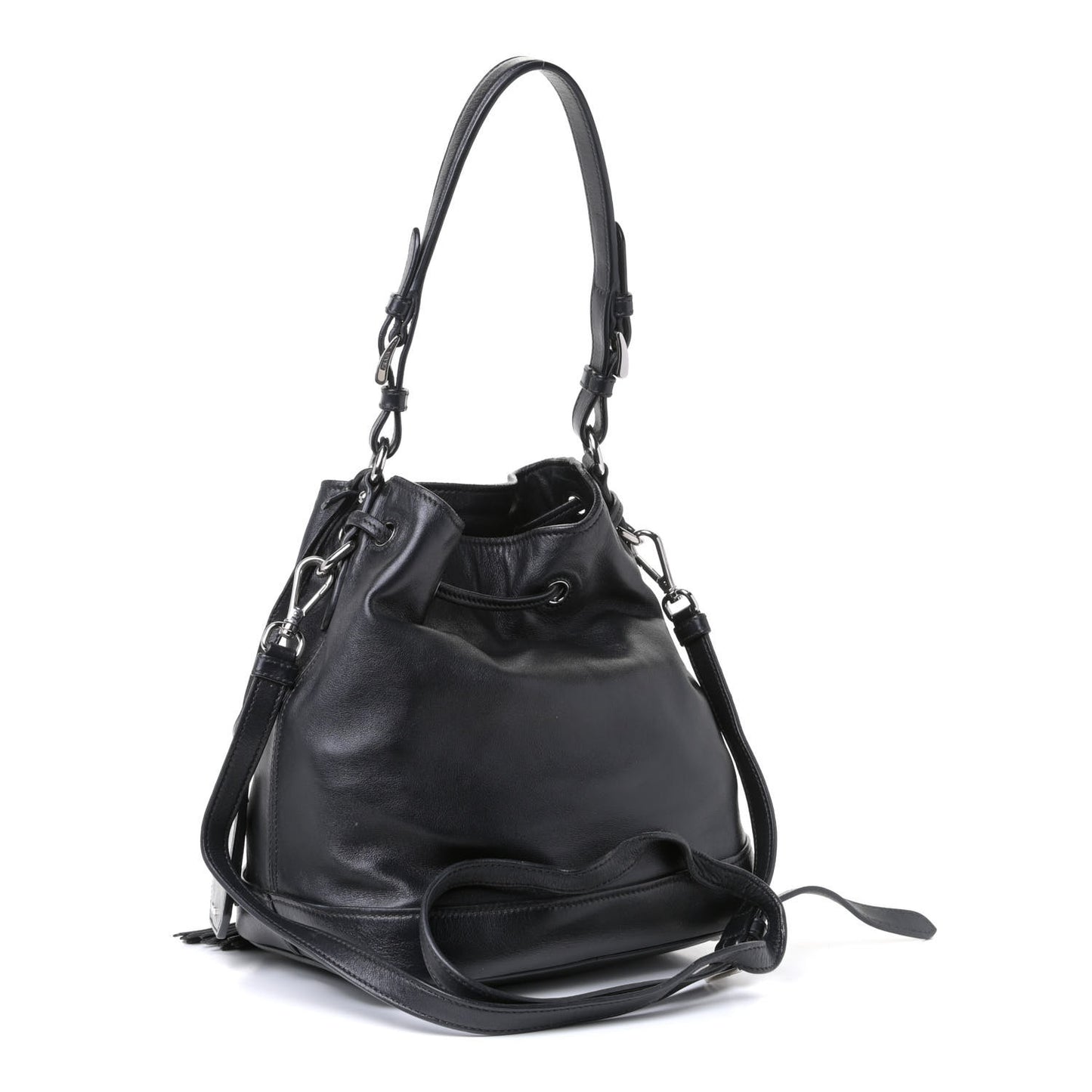 Soft Calf Bucket Bag Black