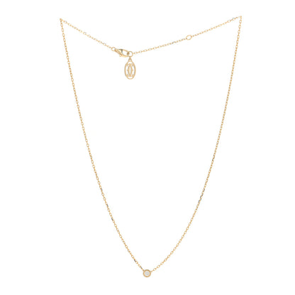 Cartier 18K Yellow Gold Diamond SM D'Amour Pendant Necklace 2 of 4