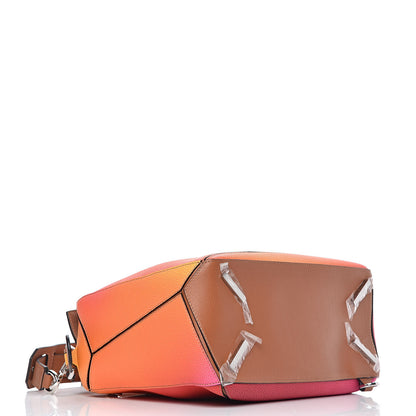 Loewe Calfskin Medium Puzzle Bag Orange Sunset 4 of 10