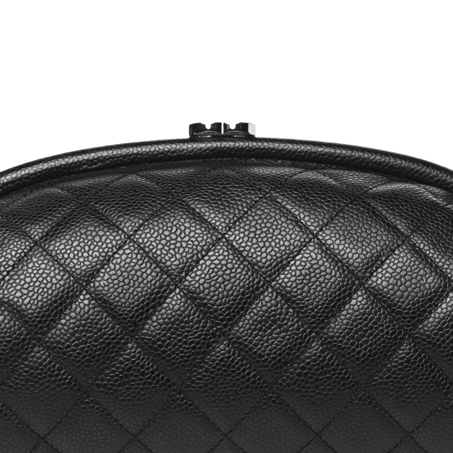 Caviar Quilted Timeless Clutch Black