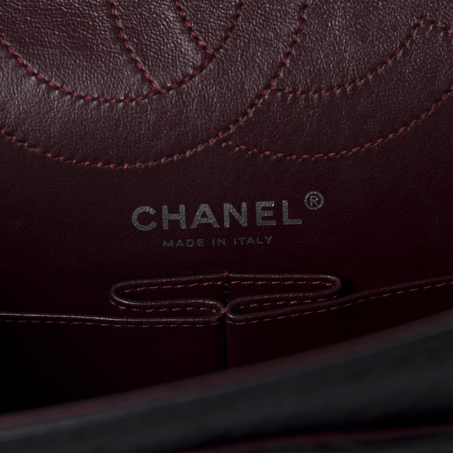 Aged Calfskin Quilted 2.55 Reissue 225 Flap Black