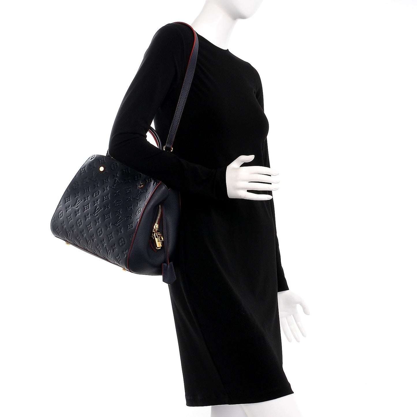 Empreinte Montaigne MM Marine Rouge