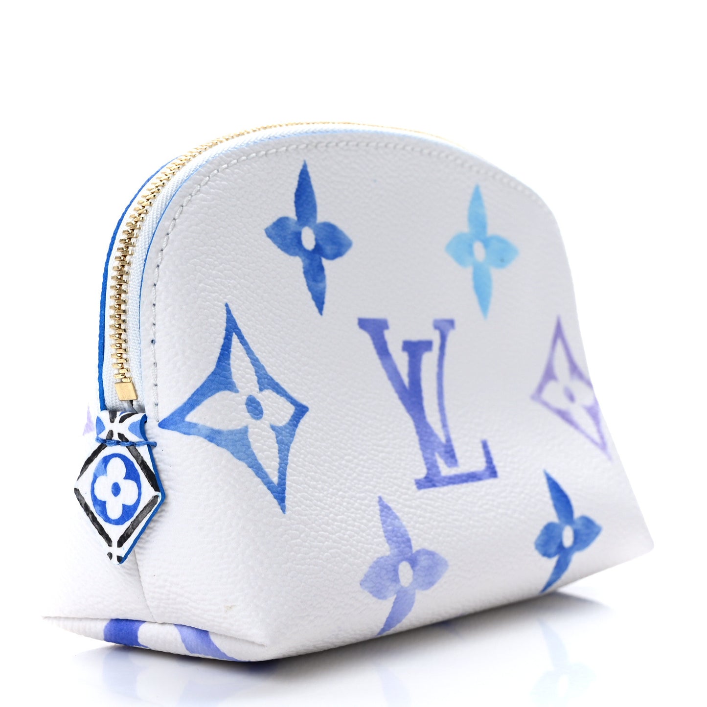 Monogram Giant By The Pool Cosmetic Pouch PM Blue