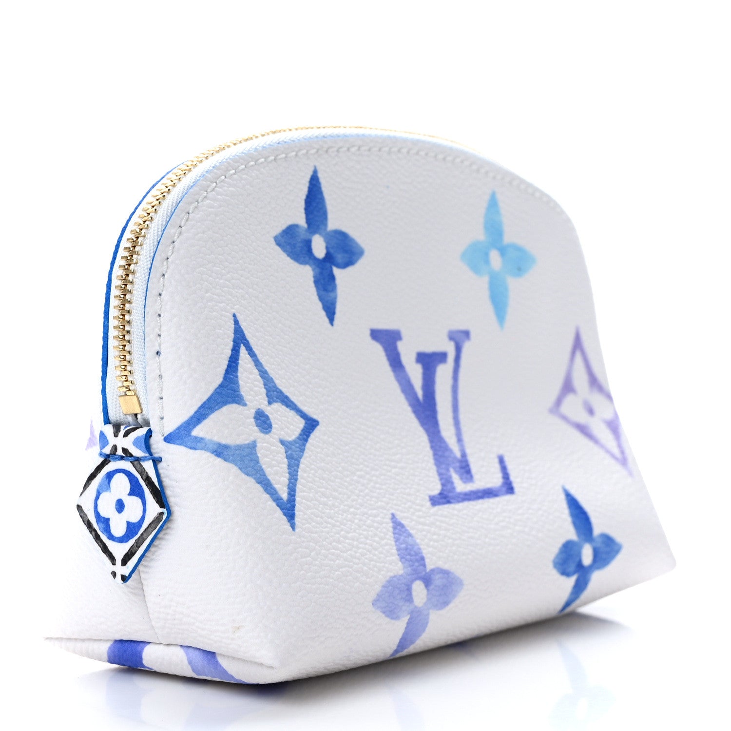 Louis Vuitton Monogram Giant By The Pool Cosmetic Pouch PM Blue 3 of 7