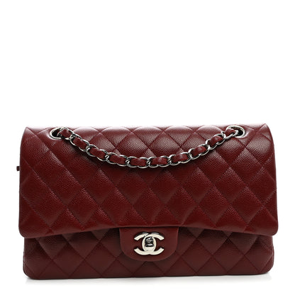 Chanel Caviar Quilted Medium Double Flap Burgundy 1 of 9